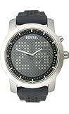 Fossil Big Tic Black Silicone Negative Display Men's watch #BG2219