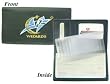 Washington Wizards Embroidered Leather Checkbook Cover - Basketball Sports Merchandise