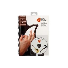 First Act Learn and Play Guitar Book and Audio - White