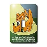 Rich Diesslins Funny General - Editorial Cartoons - Pluto Loses Cartoon Dog Status - Light Switch Covers - single toggle switch