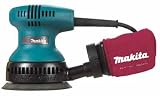 Makita BO5010KX 2 Amp 5-Inch Palm Grip Random Orbit Sander with Cloth Dust Bag and 15-Pack of Abrasive Sanding Discs
