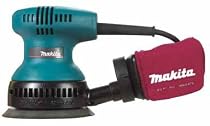 Makita BO5010KX 2 Amp 5-Inch Palm Grip Random Orbit Sander with Cloth Dust Bag and 15-Pack of Abrasive Sanding Discs