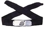 Navy Blue Naruto Leaf Village Metal Plate Headband Cosplay Costume Toy Hat