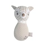 Tuc Tuc Soft Plush Infant Baby Rattle and Teething Toy. Natural Collection.