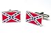 Civil War Confederate Flag Cufflinks - National/State Pride Formal Wear - Cufflinks
