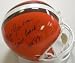 Ozzie Newsome Autographed Cleveland Browns Full Size Replica Football Helmet with 