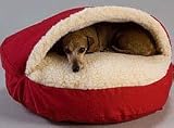 Snoozer Cozy Cave XL 45 Red Dog Pet Bed Cosy Extra Large