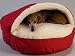 Snoozer Cozy Cave XL 45 Red Dog Pet Bed Cosy Extra Large