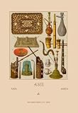12 X 18 Stretched Canvas Poster Asian Smoking Implements