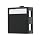 Leviton 41089-2EP QuickPort Surface Mount Housing, 2-Port, Black, Includes 1 Blank QuickPort Insert