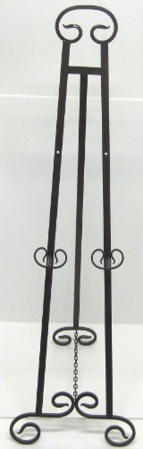 Large Wrought Iron Art Stand Display Easel Metal 50
