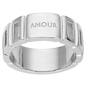 Sterling Silver 'Amour' Ring