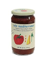Sole Mediterraneo Tomato Pesto Pasta Sauce With Pinenuts & Parmesan Cheese, 26 Ounces