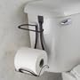 Over Tank Toilet Paper Dispenser and reserve roll storage Holder in Bronze by InterDesign