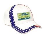 It's hard to be humble when you Drive a Snowmobile Adult USA Flag Hat / Cap