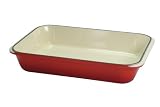 Review Dexam 11845034 / Chasseur Cast Iron 32.5 X 21.5 X 5.5cm Chilli Red Roasting Dish