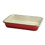 Chasseur Cast Iron 32.5 x 21.5 x 5.5 cm Chilli Red Roasting Dish