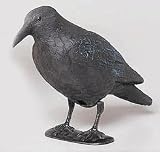 Brema 140.519 Kunststofffigur Rabe mit Stock und Füssen, Höhe: 38 cm