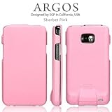 SGP Samsung Galaxy S2 (i9100) Leather Case Argos Series [Sherbet Pink]