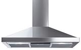 Smeg - KSED 92 X - Hotte D&eacute;cor / Chemin&eacute;e - Int&eacute;grable - 90 cm - Inox