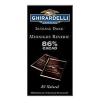 Ghirardelli Chocolate Intense Dark Chocolate Bars, 86% Cacao Midnight Reverie, 3.17 oz.