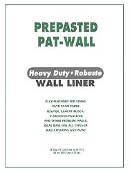 Wall Liner Heavy Duty White Prepasted Wallpaper