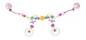 Heimess 763480 - Kinderwagenkette Pferde