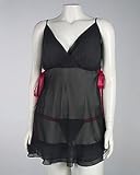 Ribbon Tie Chemise Set