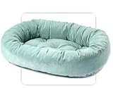 Bowsers Microvelvet Donut Dog Bed in Caribbean (Caribbean, Small (27in x 22in))
