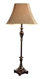 Square Nest Tall Lamp with Suede Shade
