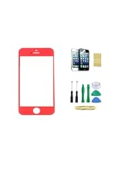 Network Media Player: Dynamics Replacement for iPhone 5 Outer Front Glass Top Lens + Free Tools with Screen Protector & Cleaning Cloth (Hot Pink) - Dynamics Org