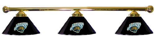 Jacksonville Jaguars Pool Table Light - Brass Bar