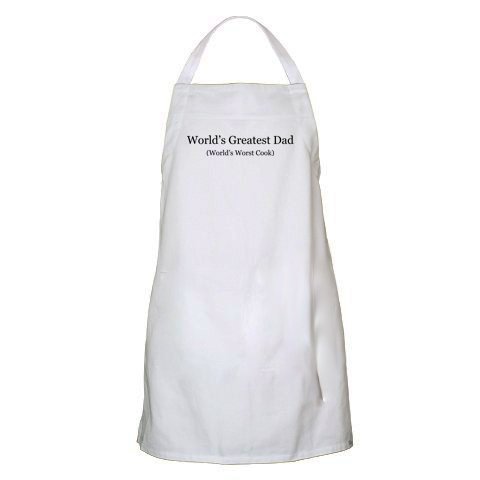 Worlds Greatest Dad Worlds Worst Cook Apron Funny Fathers Day