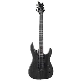 Dean Vendetta XM Solid Body Electric Guitar, Mahogany body, Trans Black Finish