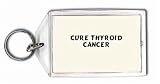 Cure Thyroid Cancer Keychain