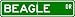 beagle19  - Beagle STREET SIGN High Quality Aluminum Dog Lover
