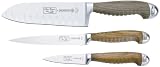 Mundial Olivier Anquier 3-Piece Knife Starter Set with Hollow Edge