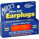 Mack's Pillow Soft Earplugs, Hot Orange 2 Pr