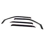 Wade 72-69489 In-Channel Wind Deflectors, Smoke Tint, (4-piece set)