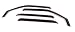 Wade 72-39405 In-Channel Wind Deflectors, Smoke Tint,... Wade 72-39405 In-Channel Wind Deflectors, Smoke Tint,...