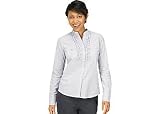 IZOD Ladies Mini Pleat Poplin Shirt