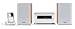 ONKYO(オンキョー) iPod/iPhone/iPadドック付属CDチューナーアンプシステム X-U1(W) ※写真のiPodは別売