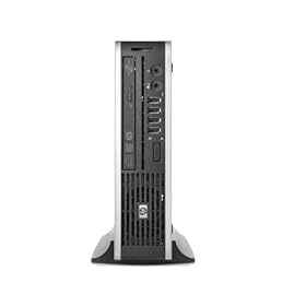 HP Compaq 8000 NV556UT Elite Ultra-slim Desktop PC - Intel Core 2 Duo E8500 3.1GHz, 4GB DDR3, 250GB HDD, DVDRW w/ LightScribe, Windows XP Pro/Windows 7 Professional