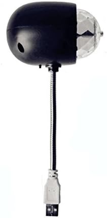 USB Colorful Projector Lights, iWooplus 4W USB Flash Night Projector Lamp, 2 in 1 Mini Rotating Magic Ball Stage Projector Lights for KTV, Disco, Party, Wedding, Children Room, Reading Room