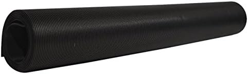 Black V Groove Plastic Utility Runner 27" Wide (12')