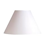 Laura Ashley SFE921 Classic 21-Inch Empire Shade, White