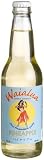 Waialua PINEAPPLE SODA with Maui Cane Sugar -  "Makes you feel like King Kamehameha", 12-Ounce Glass Bottle (Pack of 12)