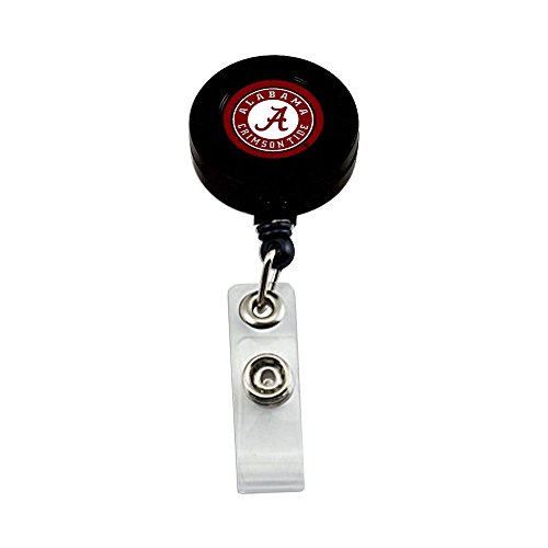 NCAA Alabama Crimson Tide Sports Team Logo Retractable Badge Reel Id Ticket Clip