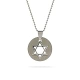 Eve's Addiction Stainless Steel Star of David Pendant