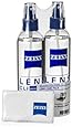 Zeiss Lens Care Pack - Two 8 oz Bottles of Lens Cleaner, Two Microfiber Cleaning Cloths